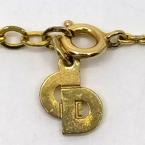 Christian Dior Pendant Necklace Gold - Picture 11 of 11